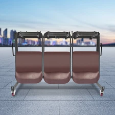 Folding Chair Rack Dolly Cart Table Storage Rack Desk Chairs Cart Trolley 42pcs