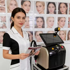 2 in 1 Picosecond Laser Tattoo Removal Titanium Diode Laser Hair Removal Machine