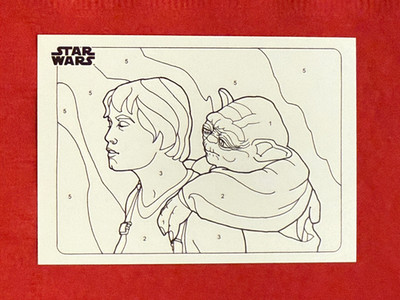 2025 Topps Chrome Star Wars   COLOR BY NUMBER  You Pick & Complete Your Set!