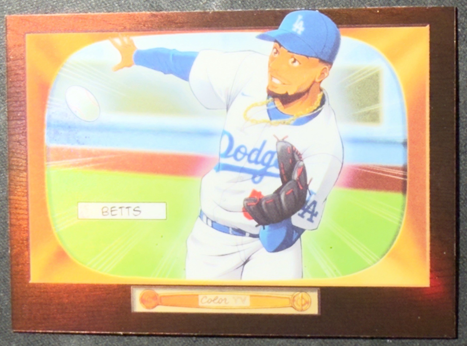 2024 Bowman Chrome '55 Anime Insert Mookie Betts #BA-8 Los Angeles Dodgers SSP