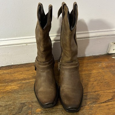 Dingo Dean Harness Square Toe DI-850 Mens Brown Leather Western Boots 9 D