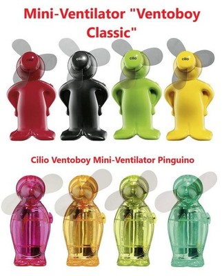 Cilio Mini Ventilator Ventoboy PinguinClassic Mini Hand Lüfter Taschenventilator