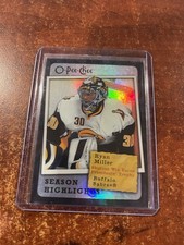 Ryan Miller 2007-08 O-Pee-Chee Season Highlights #SH3 Buffalo Sabres