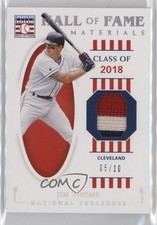 2021 National Treasures Hall of Fame Materials Holo Silver 5/10 Jim Thome 1cc7