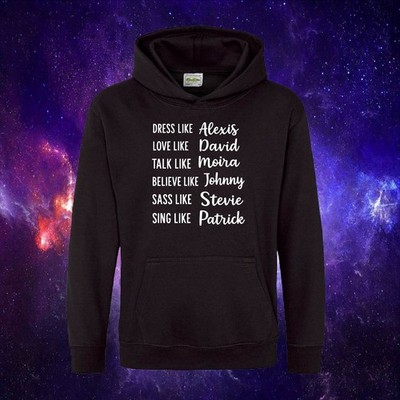 Schitt's Creek TV Show inspiriertes Geschenk Kinder/Erwachsene KAPUZE HOODIE
