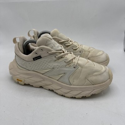 Hoka One Anacapa Low Shoes Men s 7.5 Eggnog Trail Hiking Gore-Tex 1136670-ESSN