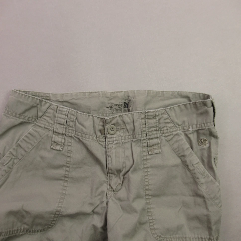 North Face 裤子女式 8 直筒工装袋轻便绿色 — 第 2/4 张图片