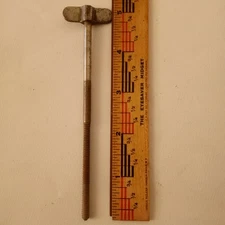 Leedy 10-24 Nickel Walberg&Auge 4 3/4Single-Tension Thumb Rod Snare Drum Vintage