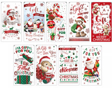 9 X Christmas Money Wallets With Envelopes Cute Design Cash Voucher Gift Card