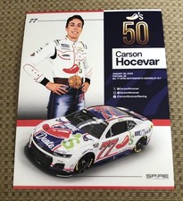 Nascar Driver #77 Carson Hocevar 50 GM Conference 2025 Postcard