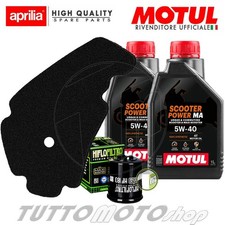 Tagliando APRILIA Scarabeo 250 IE E3 2007-2010 / Kit Olio Motul Scooter Filtri