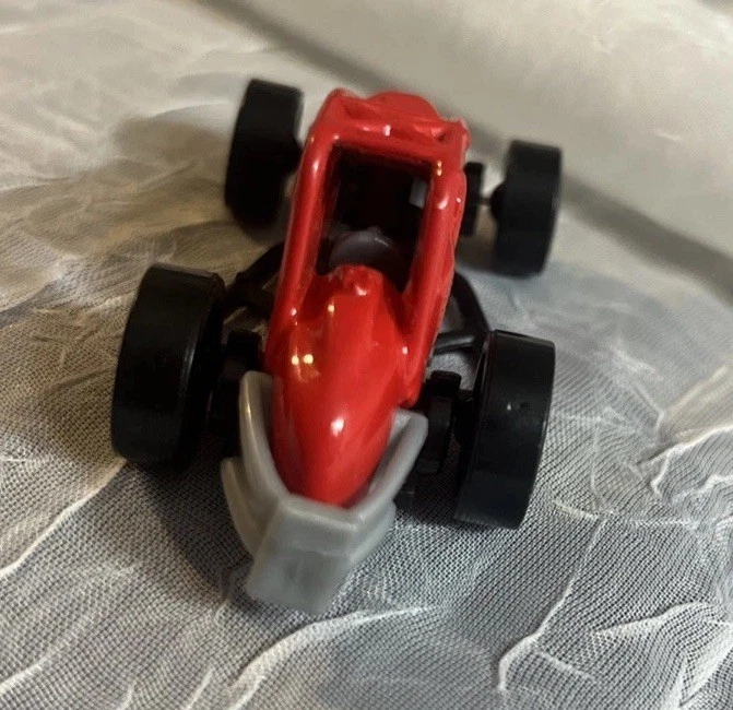 Vehículo todoterreno Mattel 1996 vintage extensión rojo gris 4x4 jaula de cuatro ruedas  Foto 3 de 4