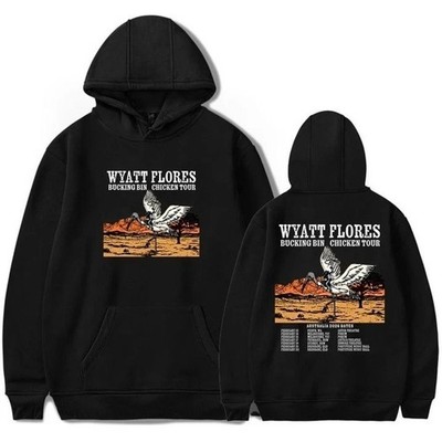 Wyatt Flores Bucking Bin Chicken Tour 2026 Merch Hoodie,All Size, Gif fan