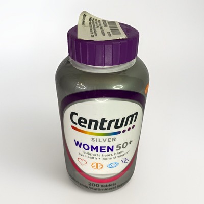 Centrum Silver Women 50+ Multivitamin Supplement 200 Tablets 10/25