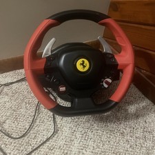 Thrustmaster Ferrari 458 Spider Racing Wheel with Pedals Barely used