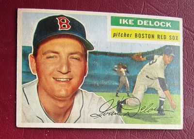 1956 Topps Ike Delock (Boston Red Sox) #284 VG/EX