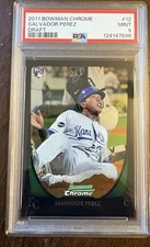 2011 Bowman Draft Picks &amp; Prospects - Chrome Salvador Perez #12 (RC) PSA 9!