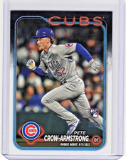 2024 Topps Update Series Rookie Debut Pete Crow-Armstrong US91 RC Chicago Cubs
