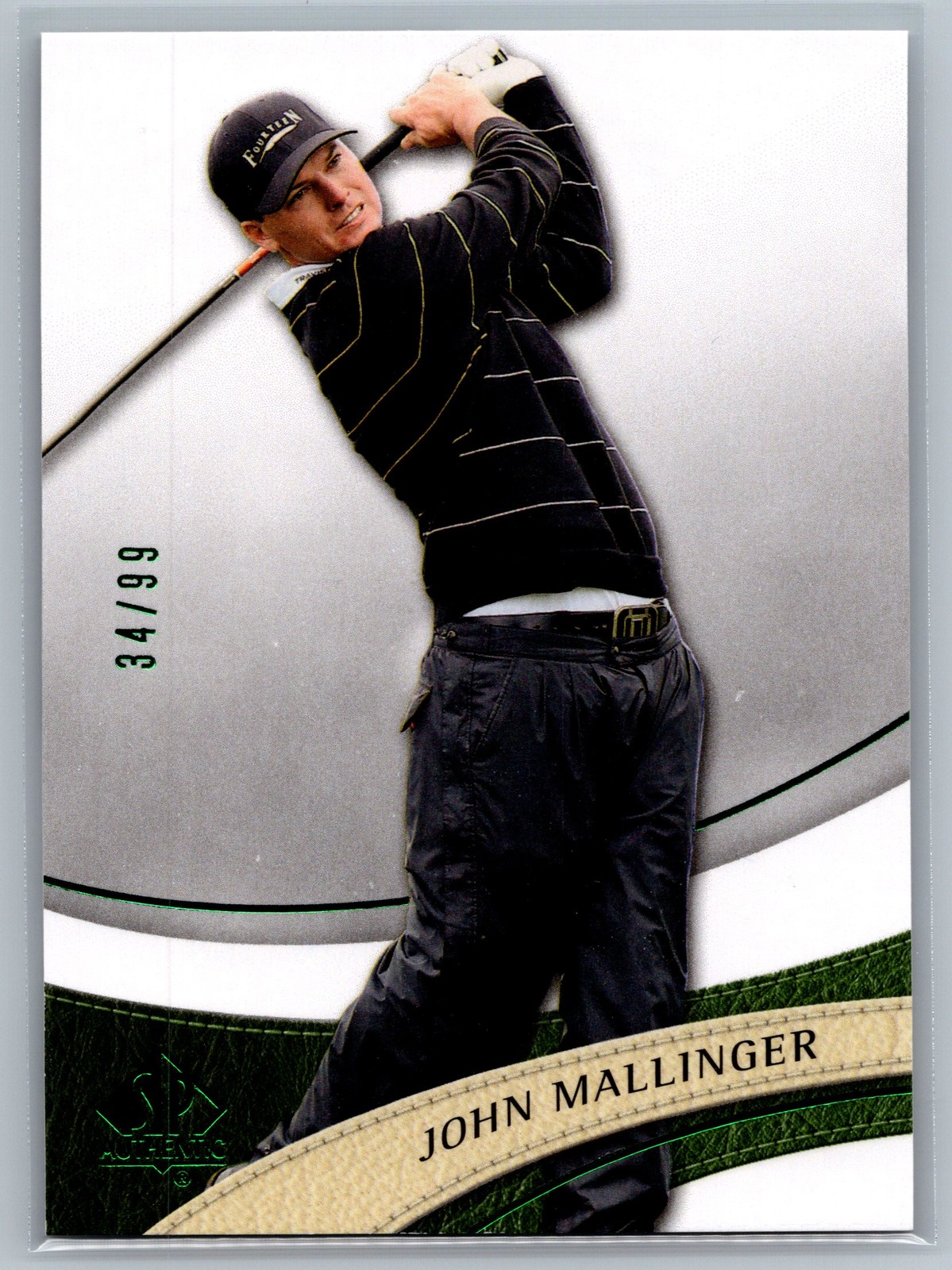 2014 SP Authentic #38 John Mallinger Green #/99