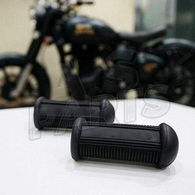 Footrest Rubber Set Round Shape Fits Royal Enfield Classic Early Model