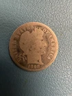 1898  U.S. BARBER 90% SILVER DIME 10C