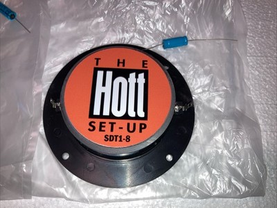 Hott Set-Up Soft Dome Tweeters - Pair With Bass Blockers - NOT MTX, ORION or PPI