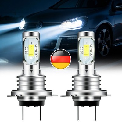 H7 3570 2x Birne Hi/Low Beam Auto Motorrad Scheinwerfer Lict Halogen Wei 6000K~~