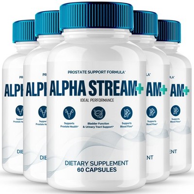 Alpha Stream General Wellness Supplement - 300 Capsules (5 Pack)