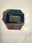 VTG SilverTone Timex SSQ Digital Men’s Watch For Parts or Repair Not Working