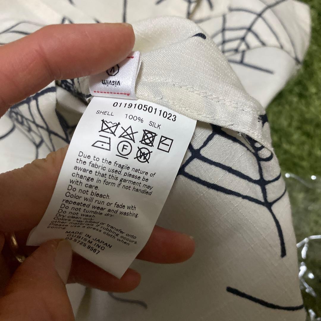 Visvim Free Edge Copped Spider Pattern Shirt 19SS… - image 7