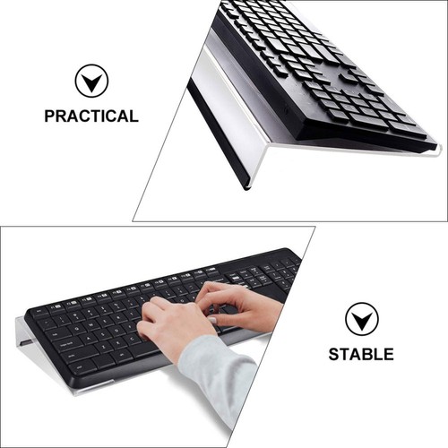 Półka na klawiaturę Desktop -Stojak na klawiaturę Ergonomiczna obsługa klawiatury - Zdjęcie 9 z 12