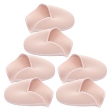 3 Pairs Ballet Forefoot Pad Knitted Dance Toe Pads Pointe Shoe Socks Anti-pain