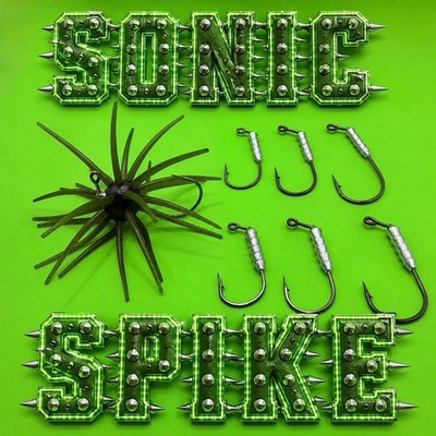 Sonic Spike Urchin Bait Hook 17mm 19mm Coike Pear Moeba Abstract 1/16 Or 1/8 Oz