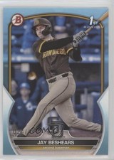 2023 Bowman Draft Sky Blue 24/499 Jay Beshears #BD-166 1d9q