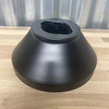 HB Bayfield 52in. Matte Black Ceiling Fan Canopy And Slide On Mounting Bracket