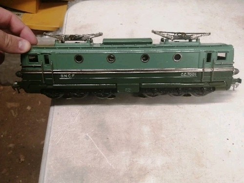 Locomotive CC 7001 Roue Rouge à Deux Moteurs JEP Echelle 0