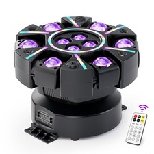 200W Moving Head Light RGBW Beam, Starry Sky Effect DMX Stage Light for Club