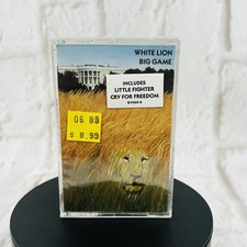 Big Game White Lion Cassette Tape 1989 Atlantic Sealed