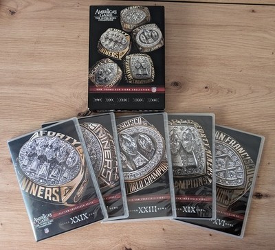 San Francisco 49ers America's Game Super Bowl XVI-XIX-XXIII-XXIV-XXIX NFL DVD