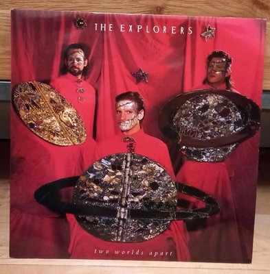 Explorers (Roxy Music) - Two Worlds Apart (UK vinyl 12'' single) 1985, synthpop