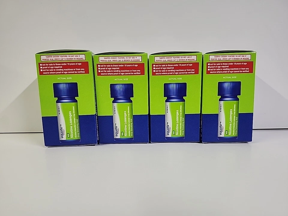Equate Mini Nicotine Lozenges 2mg Citrus Lime Box Of 108ct. (Lot Of 4 Boxes) - Image 2 of 4