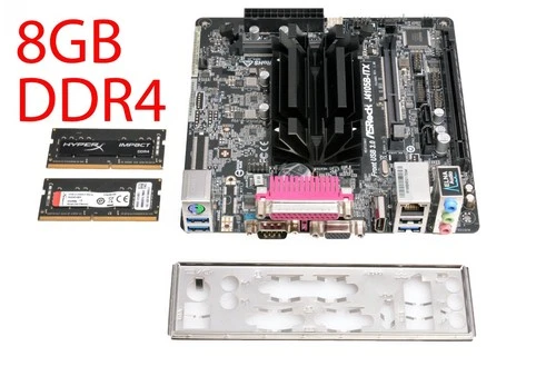 ASRock J4105B-ITX Dual Channel Intel Quad (bis 2,5GHz) DDR4 Mini-ITX + 8GB RAM