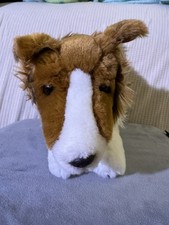 Vintage Animal Alley Collie Dog 14  Plush Stuffed Animal Toys R US 2000