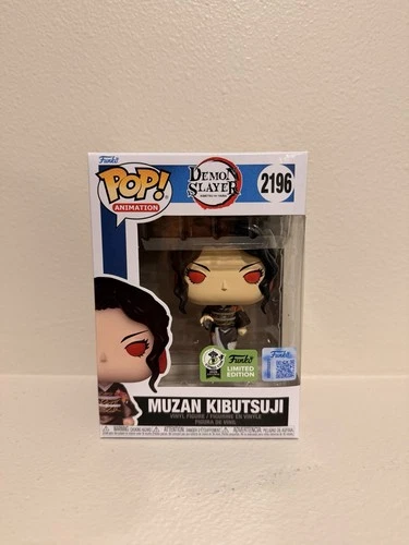 Funko POP! Demon Slayer: Muzan Kibutsuji (Metallic) #2196 ECCC 2026 W/ Protector