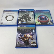 Lot of 4 PS4 Games Destiny 1 2 Legendary Edition No Mans Sky Beyond Elder 