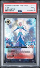 2026 DISNEY LORCANA EN 11-WINTERSPELL ENCHANTED 233 ELSA - ICE ARTISAN PSA 9