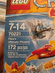 NEW NIB LEGO LEGENDS OF CHIMA: Flinx's Ultimate Phoenix (70221) NEW SEALED