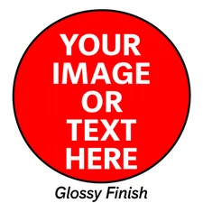 Custom Printed Stickers – Your Text or Image – Glossy/Matte – Multiple Sizes