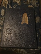 The 1945 Pitt Owl University of Pittsburgh 1st Edition African American Doctors
