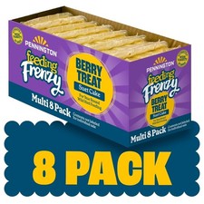 Suet Cake for Wild Birds Berry Treat Feeding Frenzy 11.75 oz 8 Pack Fresh Bird